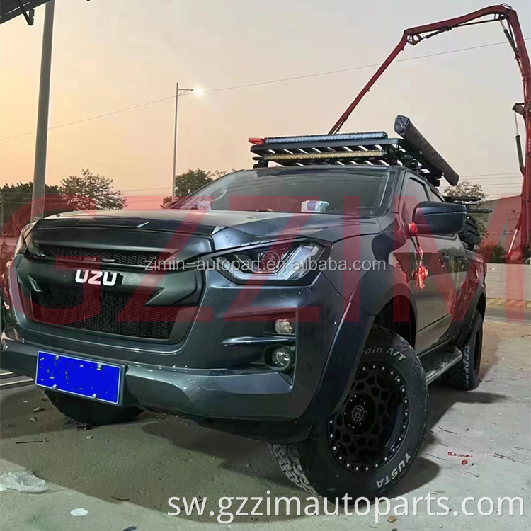 Vifaa vya gari Facelift Fender Front Bumper Bodykit ya Dmax 2021